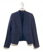 theoryセオリー）の古着「TAILOR LANAI ノーカラージャケット」｜ネイビー