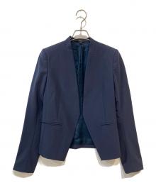 theory（セオリー）の古着「TAILOR LANAI ノーカラージャケット」｜ネイビー