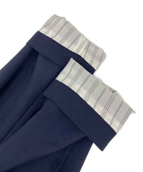 theory（セオリー）theory (セオリー) TAILOR LANAI ノーカラージャケット ネイビー サイズ:2の古着・服飾アイテム