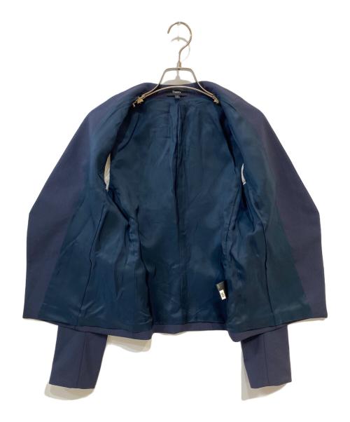 theory（セオリー）theory (セオリー) TAILOR LANAI ノーカラージャケット ネイビー サイズ:2の古着・服飾アイテム