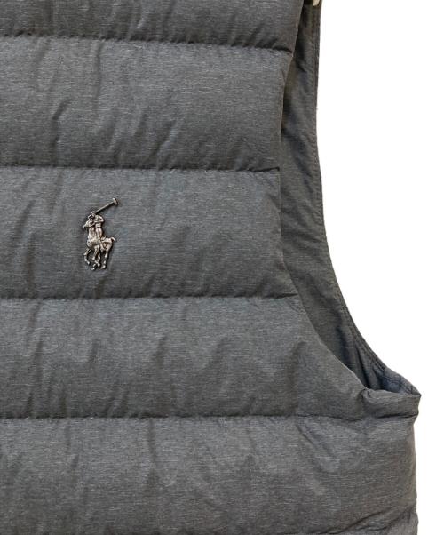 POLO RALPH LAUREN（ポロ・ラルフローレン）POLO RALPH LAUREN (ポロ・ラルフローレン) 異素材切替ダウンベスト グレー サイズ:Sの古着・服飾アイテム