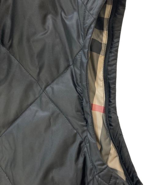 BURBERRY LONDON（バーバリーロンドン）BURBERRY LONDON (バーバリーロンドン) 裏ノバチェックダウンベスト ブラック サイズ:Lの古着・服飾アイテム
