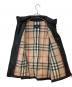 中古・古着 BURBERRY LONDON (バーバリーロンドン) 裏ノバチェックダウンベスト ブラック サイズ:L：8000円