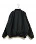 GLIM CLAP (グリムクラップ) Reversible flight jacket -original patterned lining- ＭＡ-１ジャケット ブラック サイズ:M 未使用品：10000円