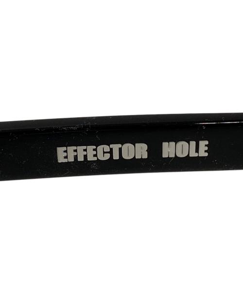 EFFECTOR（エフェクター）EFFECTOR (エフェクター) HOLE 眼鏡 ブラックの古着・服飾アイテム