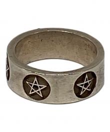ALEX STREETER（アレックスストリーター）の古着「PENTAGRAM BAND RING」｜シルバー