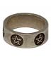 ALEX STREETER（アレックスストリーター）の古着「PENTAGRAM BAND RING」｜シルバー