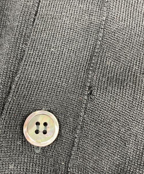 COMME des GARCONS HOMME PLUS（コムデギャルソンオムプリュス）COMME des GARCONS HOMME PLUS (コムデギャルソンオムプリュス) カシメスタッズデザイン再構筑ニットカーディガン ブラック サイズ:Mの古着・服飾アイテム