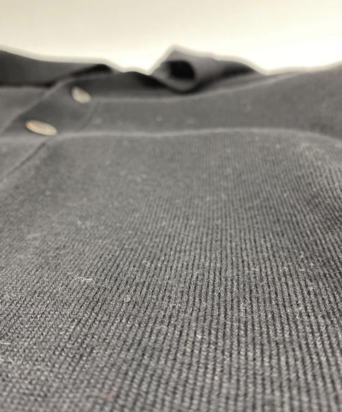 COMME des GARCONS HOMME PLUS（コムデギャルソンオムプリュス）COMME des GARCONS HOMME PLUS (コムデギャルソンオムプリュス) カシメスタッズデザイン再構筑ニットカーディガン ブラック サイズ:Mの古着・服飾アイテム
