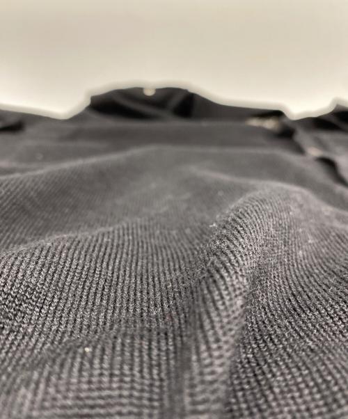 COMME des GARCONS HOMME PLUS（コムデギャルソンオムプリュス）COMME des GARCONS HOMME PLUS (コムデギャルソンオムプリュス) カシメスタッズデザイン再構筑ニットカーディガン ブラック サイズ:Mの古着・服飾アイテム