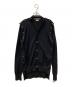 COMME des GARCONS HOMME PLUS（コムデギャルソンオムプリュス）の古着「カシメスタッズデザイン再構筑ニットカーディガン」｜ブラック