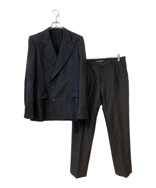 BOTTEGA VENETA（ボッテガベネタ）BOTTEGA VENETA (ボッテガベネタ) Double-breasted Suit ブラック サイズ: 48の古着・服飾アイテム