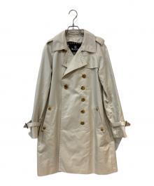 Aquascutum（アクアスキュータム）の古着「取外ライナー付き ベーシック ダブル トレンチコート」｜ブルー