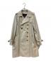 Aquascutum（アクアスキュータム）の古着「取外ライナー付き ベーシック ダブル トレンチコート」｜ブルー