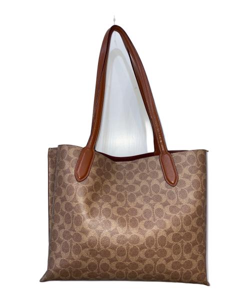 COACH（コーチ）COACH (コーチ) PEANUTS (ピーナッツ) ウィロウ トート バッグ・シグネチャー キャンバス ベージュ サイズ:なしの古着・服飾アイテム