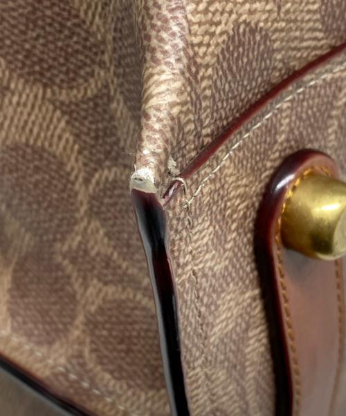 COACH（コーチ）COACH (コーチ) PEANUTS (ピーナッツ) ウィロウ トート バッグ・シグネチャー キャンバス ベージュ サイズ:なしの古着・服飾アイテム