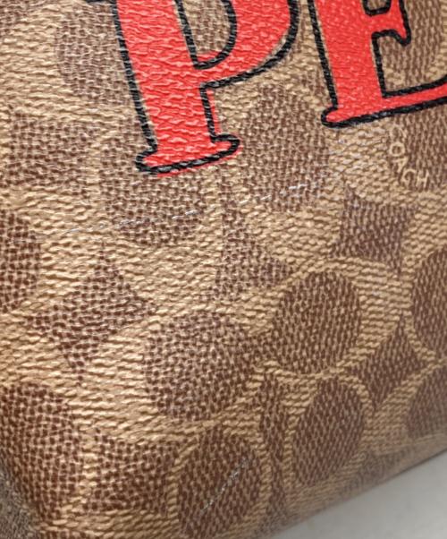 COACH（コーチ）COACH (コーチ) PEANUTS (ピーナッツ) ウィロウ トート バッグ・シグネチャー キャンバス ベージュ サイズ:なしの古着・服飾アイテム