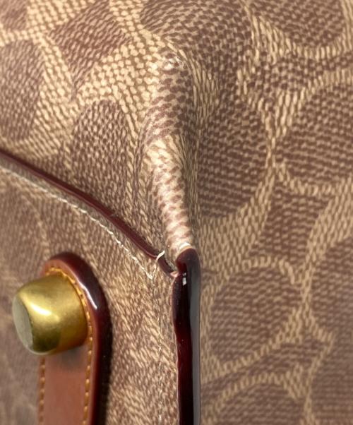 COACH（コーチ）COACH (コーチ) PEANUTS (ピーナッツ) ウィロウ トート バッグ・シグネチャー キャンバス ベージュ サイズ:なしの古着・服飾アイテム