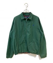 POLO RALPH LAUREN（ポロ・ラルフローレン）の古着「チェックライニングスイングトップ」｜グリーン