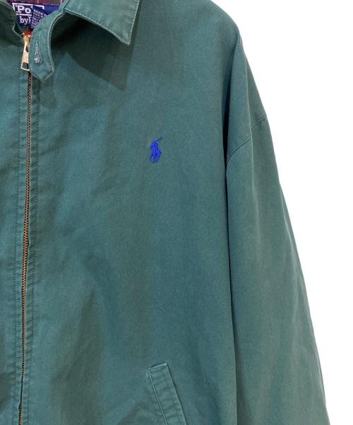 POLO RALPH LAUREN（ポロ・ラルフローレン）POLO RALPH LAUREN (ポロ・ラルフローレン) チェックライニングスイングトップ グリーン サイズ:Sの古着・服飾アイテム