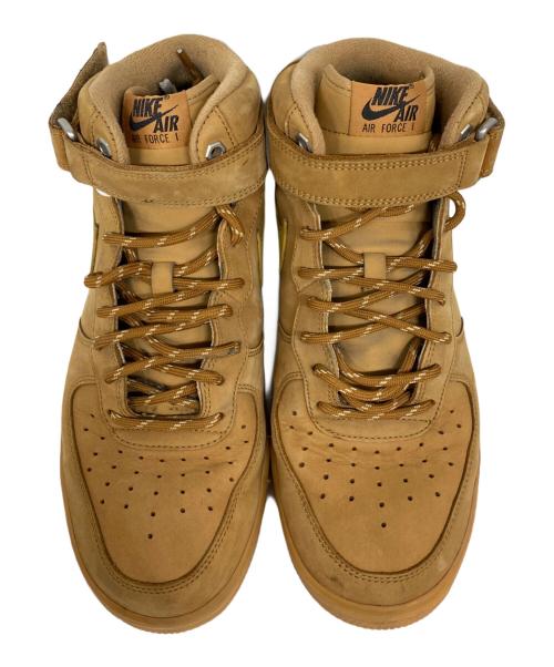 NIKE（ナイキ）NIKE (ナイキ) AIR FORCE 1 MID '07 ミッドカットスニーカー WB FLAX/WHEAT-GUM LI サイズ:28cmの古着・服飾アイテム