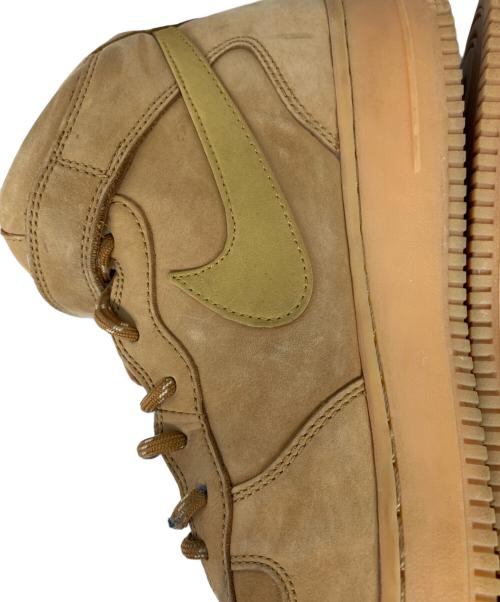 NIKE（ナイキ）NIKE (ナイキ) AIR FORCE 1 MID '07 ミッドカットスニーカー WB FLAX/WHEAT-GUM LI サイズ:28cmの古着・服飾アイテム