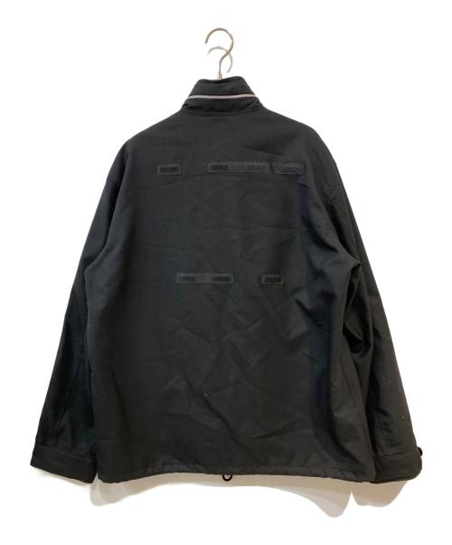 GROUND Y（グラウンドワイ）GROUND Y (グラウンドワイ) T/W Gabardine Hidden Hood Blouson ブラック サイズ:3の古着・服飾アイテム