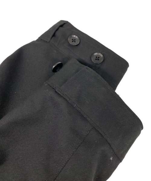 GROUND Y（グラウンドワイ）GROUND Y (グラウンドワイ) T/W Gabardine Hidden Hood Blouson ブラック サイズ:3の古着・服飾アイテム