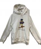POLO RALPH LAURENポロ・ラルフローレン）の古着「Ski Polo Bear Fleece Hoodie」｜ホワイト