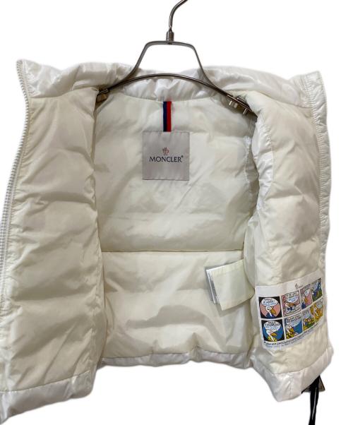 MONCLER（モンクレール）MONCLER (モンクレール) GHANY GILET ダウンベスト ホワイト サイズ:6の古着・服飾アイテム