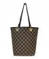 GUCCI (グッチ) GGキャンバス バケツ型ミニトートバッグ ベージュ×ネイビー：20000円