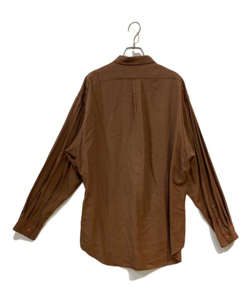 RALPH LAUREN（ラルフローレン）RALPH LAUREN (ラルフローレン) レーヨンシャツ ブラウン サイズ:Lの古着・服飾アイテム
