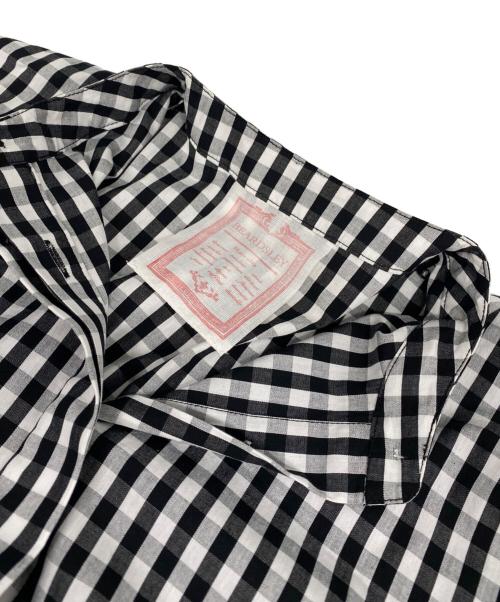 BEARDSLEY（ビアズリー）BEARDSLEY (ビアズリー) 先染めギャザーワンピース ブラック サイズ:1の古着・服飾アイテム