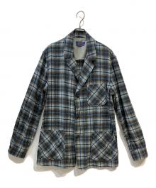 PENDLETON（ペンドルトン）の古着「ウールチェック3Bジャケット」｜グレー