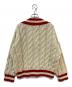Oldderby Knitwear (オールドダービーニットウェア) Big Cable Vee Cardigan アイボリー サイズ:M 未使用品：9000円