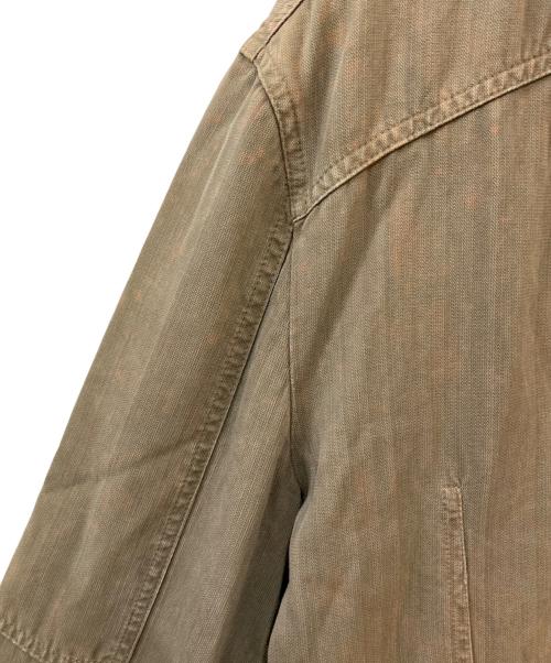 DOLCE & GABBANA（ドルチェ＆ガッバーナ）DOLCE & GABBANA (ドルチェ＆ガッバーナ) メタルボタン シャツジャケット オリーブ サイズ: 32/46の古着・服飾アイテム