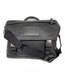 COACH（コーチ）の古着「Ranger Messenger ロゴメッセンジャーバッグ」｜ブラック