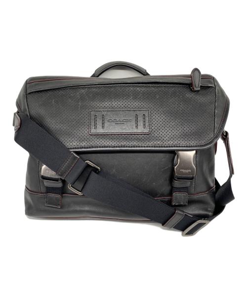 COACH（コーチ）COACH (コーチ) Ranger Messenger ロゴメッセンジャーバッグ ブラックの古着・服飾アイテム