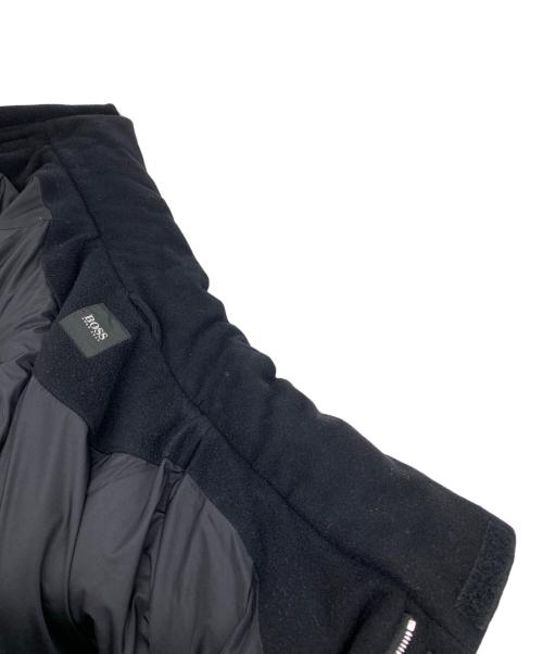 HUGO BOSS（ヒューゴ ボス）HUGO BOSS (ヒューゴ ボス) カシミヤ混 スタンドカラー ジップアップジャケット ブラック サイズ:50の古着・服飾アイテム