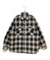 COOTIE PRODUCTIONS（クーティープロダクツ）の古着「Ombre Check Quilting CPO Jacket」｜ブラック