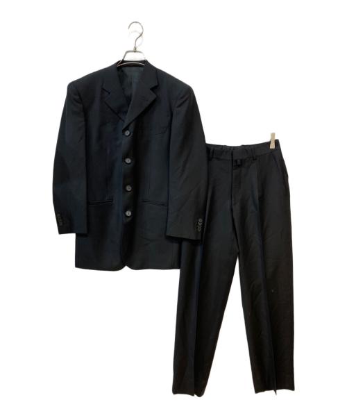 Yves Saint Laurent（イヴサンローラン）Yves Saint Laurent (イヴサンローラン) ウールセットアップスーツ ブラック サイズ:不明の古着・服飾アイテム