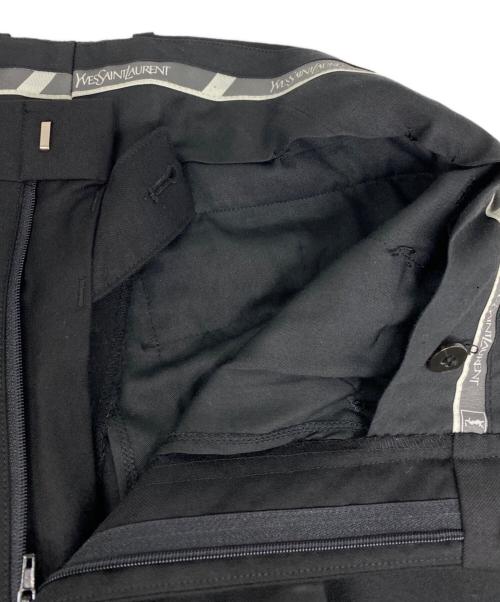 Yves Saint Laurent（イヴサンローラン）Yves Saint Laurent (イヴサンローラン) ウールセットアップスーツ ブラック サイズ:不明の古着・服飾アイテム