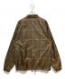 stussy (ステューシー) PLAID COACH JACKET ブラウン サイズ:M：10000円
