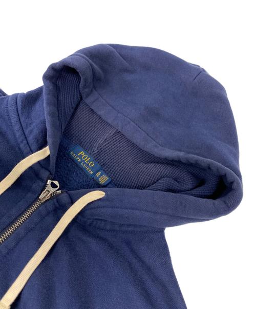 POLO RALPH LAUREN（ポロ・ラルフローレン）POLO RALPH LAUREN (ポロ・ラルフローレン) スモールポニー ジップパーカー ネイビー サイズ: XLの古着・服飾アイテム