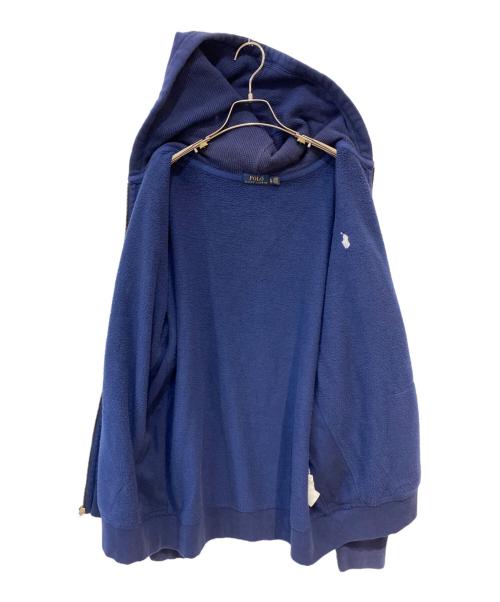 POLO RALPH LAUREN（ポロ・ラルフローレン）POLO RALPH LAUREN (ポロ・ラルフローレン) スモールポニー ジップパーカー ネイビー サイズ: XLの古着・服飾アイテム