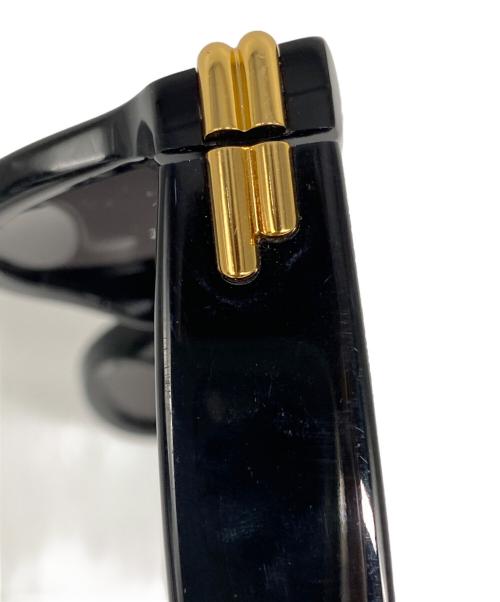 BOTTEGA VENETA（ボッテガベネタ）BOTTEGA VENETA (ボッテガベネタ) ミトレ スクエア サングラス ブラック サイズ:52□20-145の古着・服飾アイテム