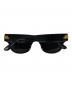 BOTTEGA VENETA (ボッテガベネタ) ミトレ スクエア サングラス ブラック サイズ:52□20-145：30000円