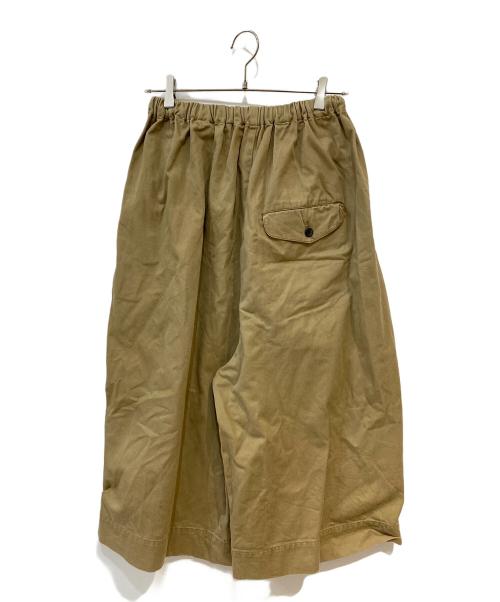 ゴーシュ（ゴーシュ）ゴーシュ (ゴーシュ) カツラギ8分丈ワイドパンツ ブラウン サイズ:2の古着・服飾アイテム