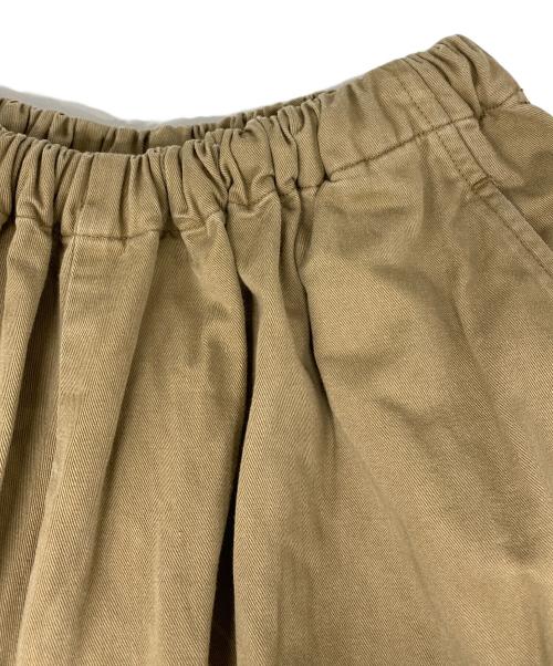 ゴーシュ（ゴーシュ）ゴーシュ (ゴーシュ) カツラギ8分丈ワイドパンツ ブラウン サイズ:2の古着・服飾アイテム