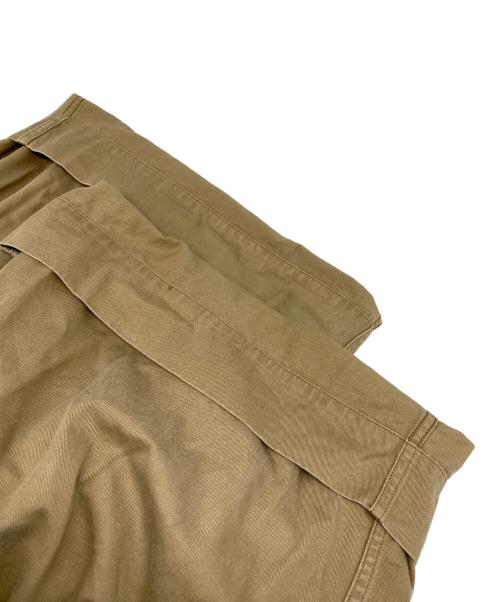 ゴーシュ（ゴーシュ）ゴーシュ (ゴーシュ) カツラギ8分丈ワイドパンツ ブラウン サイズ:2の古着・服飾アイテム